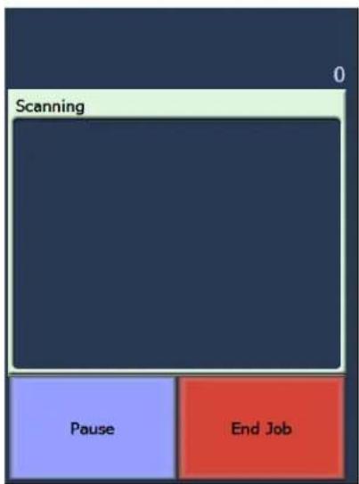 Scanning Pause End Job
