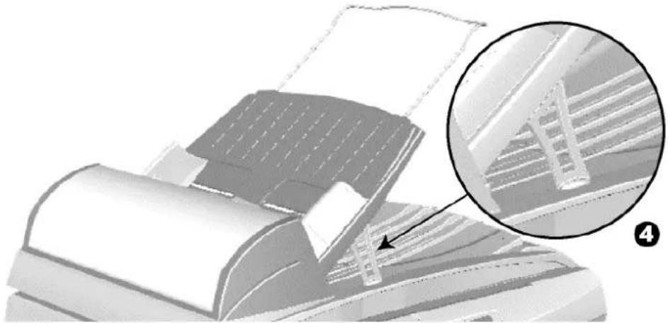 PLUSTEK SmartOffice PL1500 - Step 2. Install the ADF Input Tray - 3