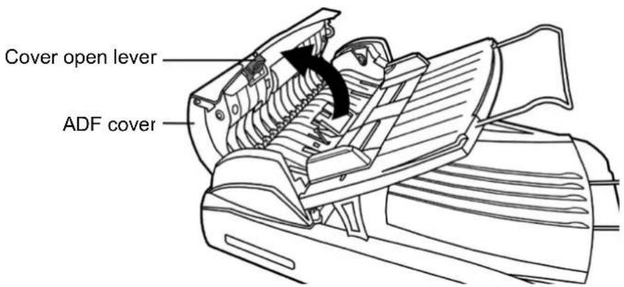 Cover open lever ADF cover