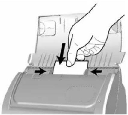 PLUSTEK SmartOffice PL2550 - PLACING BUSINESS CARDS - 1