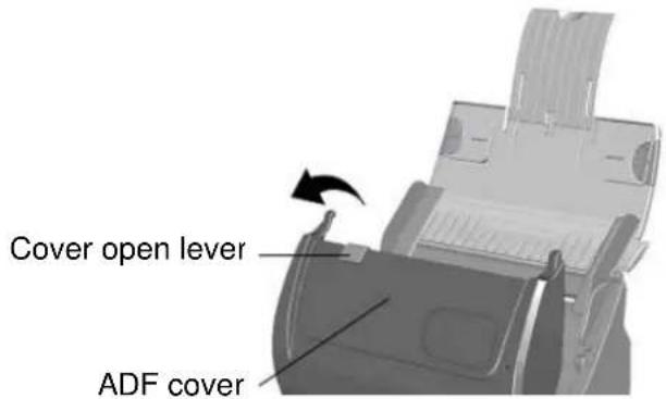 Cover open lever ADF cover