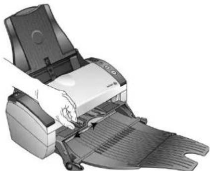 XEROX DocuMate 3460 - So scannen Sie mit dem vorderen Vorlageneinzug in der unteren Position: - 1
