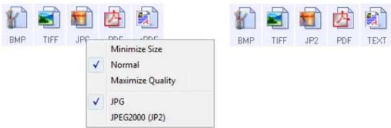 Minimize Size Normal Maximize Quality JPG JPEG2000 (JP2)