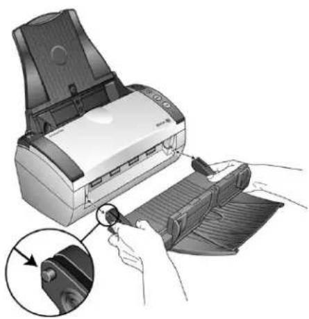 XEROX DocuMate 3460 - Aufbauen des Scanners - 3