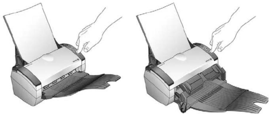 XEROX DocuMate 3460 - Einlegen und Scannen von Vorlagen aus dem Vorlagenfach - 3