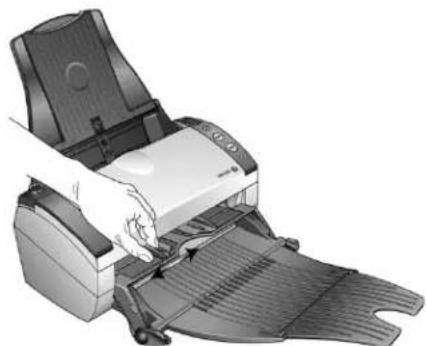 XEROX DocuMate 3460 - To Scan with the Front Feed Tray Down: - 1