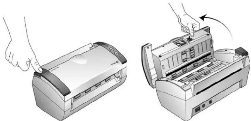 XEROX DocuMate 3460 - Reinigen des automatischen Vorlageneinzugs - 1