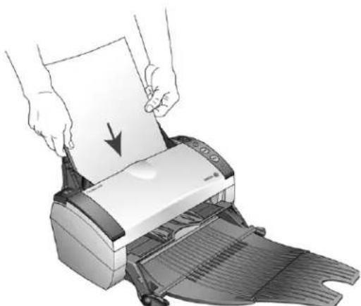 XEROX DocuMate 3460 - Scan from the Input Tray with the Front Feed Tray Down - 2