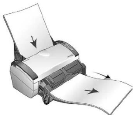 XEROX DocuMate 3460 - Einlegen und Scannen von Vorlagen aus dem Vorlagenfach - 4
