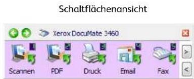 Schaltflächenansicht Xerox DocuMate 3460 Scannen PDF Druck Email Fax