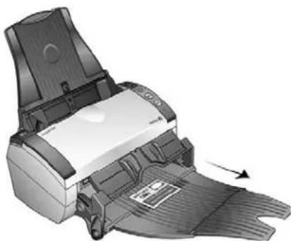 XEROX DocuMate 3460 - So scannen Sie automatisch über den vorderen Vorlageneinzug: - 3