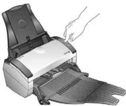 XEROX DocuMate 3460 - So scannen Sie mit dem vorderen Vorlageneinzug in der unteren Position: - 3