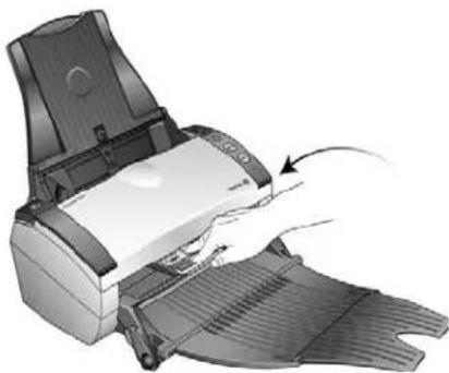 XEROX DocuMate 3460 - So scannen Sie automatisch über den vorderen Vorlageneinzug: - 2