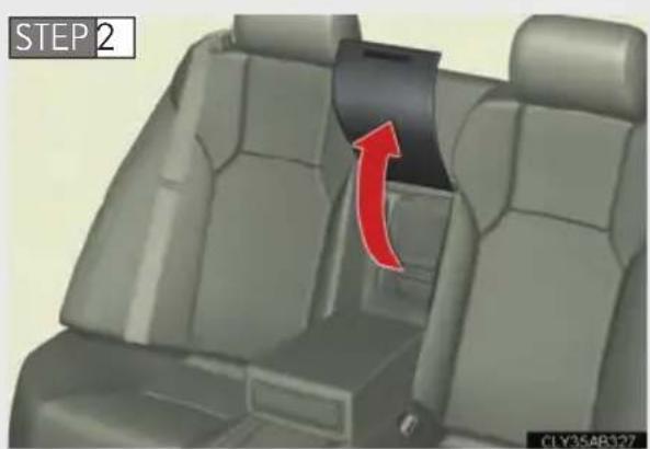 LEXUS IS F (2010) - Trunk storage extension - 2