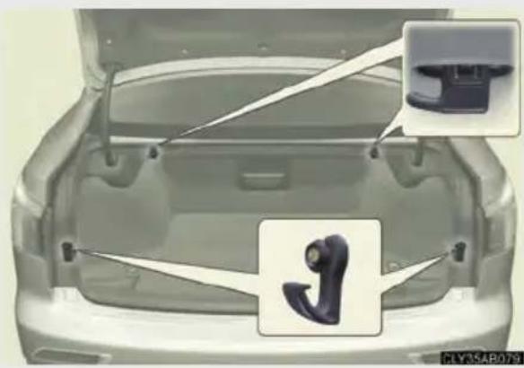 LEXUS IS F (2010) - Trunk features - 2