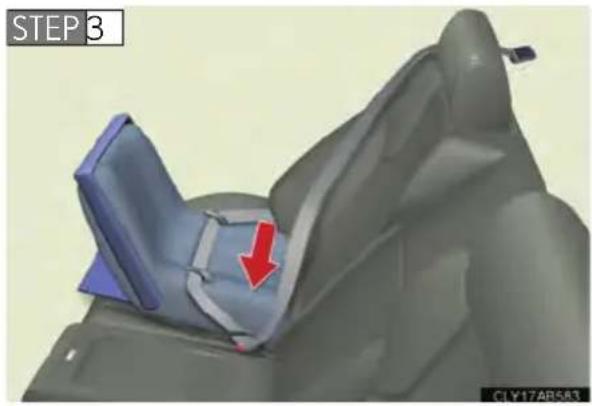 LEXUS IS F (2010) - ■ Rear facing — Infant seat/convertible seat - 3