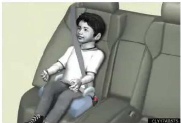 LEXUS IS F (2010) - Types of child restraints - 3