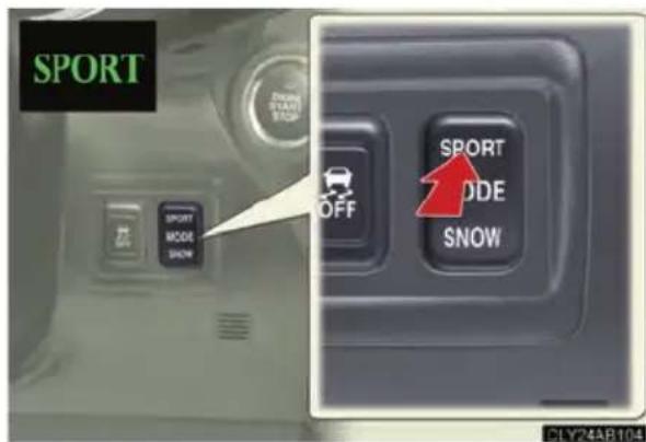 SPORT SPORT MODE SNOW OFF SPORT MODE SNOW