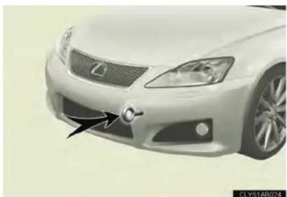 LEXUS IS F (2010) - Emergency towing - 1
