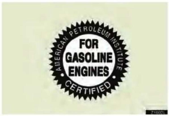 AMERICAN PETROLEUM INSTITUTE FOR GASOLINE ENGINES CERTIFIED
