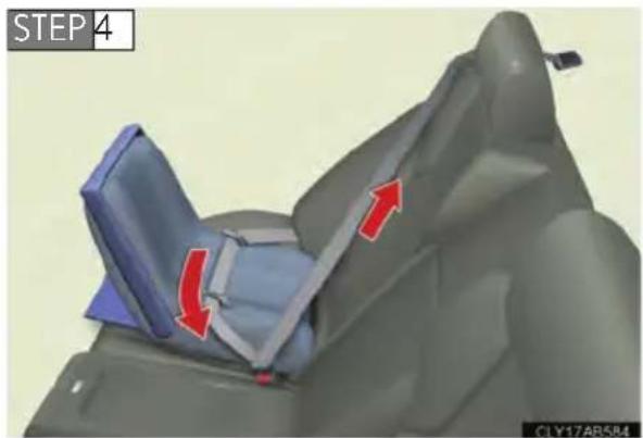 LEXUS IS F (2010) - ■ Rear facing — Infant seat/convertible seat - 4