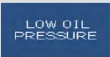 LOW OIL PRESSURE