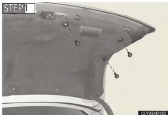 LEXUS IS F (2010) - Replacing light bulbs - 1