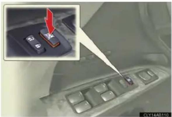 LEXUS IS F (2010) - Lock switch - 1