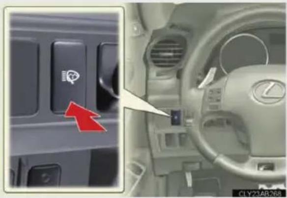 LEXUS IS F (2010) - 2-3. Operating the lights and windshield wipers Headlight cleaner switch\* - 1