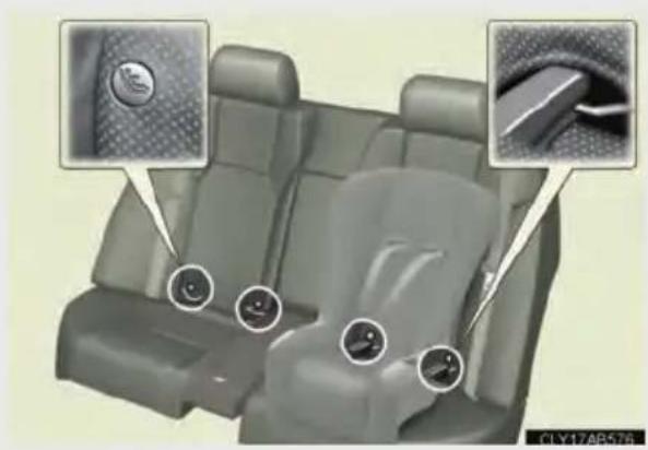 LEXUS IS F (2010) - 1-7. Safety information Installing child restraints - 1