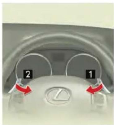 LEXUS IS F (2010) - Selecting shift ranges in the D position - 1