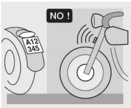 A12 345 NO !