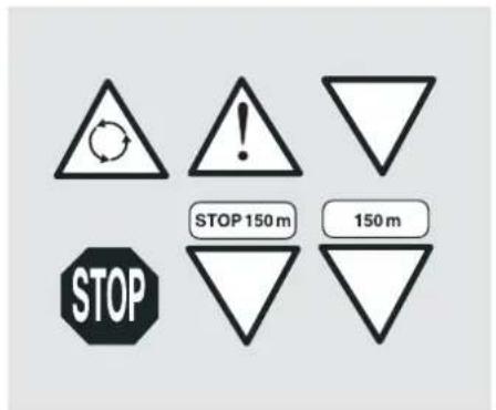 STOP STOP 150 m 150 m