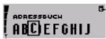 QUICKMILL 810 - Wahl über Adressbuch (alphabetisches Suchen) - 1