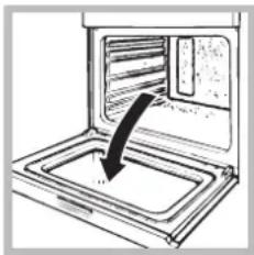 HOTPOINT Deco FHR 540 (AN)/HA - De ovendeur reinigen - 1