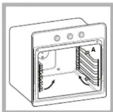 HOTPOINT Luce FK 83 X/HA - Крепление комплекта выдвижных направляющих - 1