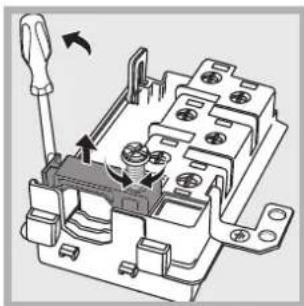 HOTPOINT Luce FK 61 X/HA - Anschluss des Netzkabels - 2