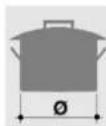 SMEG BQ6030S - Topfdurchmesser - 1