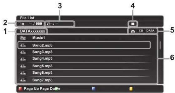 File List 1 TR --- / 999 2 DATAXXXXXX 3 4 5 6 Page Up Page Down