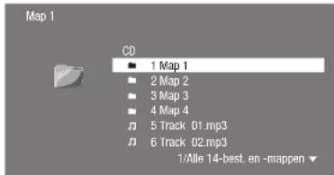Map 1 CD ■ 1 Map 1 ■ 2 Map 2 ■ 3 Map 3 ■ 4 Map 4 □ 5 Track 01.mp3 □ 6 Track 02.mp3 1/Alle 14-best. en -mappen ▼