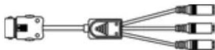 Pure electrical connector diagram without any text, numbers, or symbols