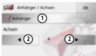 Anhänger / Achsen OK Anhänger 1 Achsen 2 4 2
