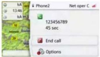 kA 13:46 kA in 3 10 Essim 29 Wu Phone2 Net oper C 123456789 45 sec End call Options