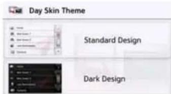 Day Skin Theme Standard Design Dark Design