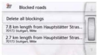Blocked roads Delete all blockings 7.8 km length from Hauptstätter Stras... 20173 Stuttgart, Mitte 2.7 km length from Hauptstätter Stras... 20173 Stuttgart, Mitte
