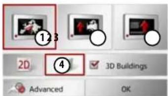 1 2 3 2D 4 3D Buildings Advanced OK