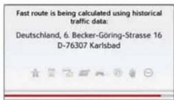 Fast route is being calculated using historical traffic data: Deutschland, 6. Becker-Göring-Strasse 16 D-76307 Karlsbad