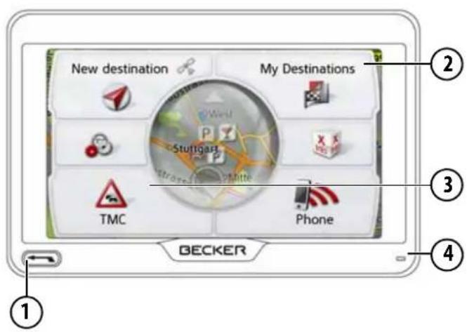 New destination My Destinations Stuttgart TMC Phone BECKER