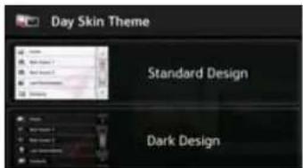 Day Skin Theme Standard Design Dark Design