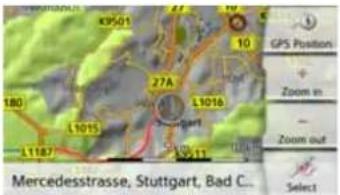 K9501 180 L1015 27A L1016 L1187 L9511 Mercedesstrasse, Stuttgart, Bad C... GPS Position + Zoom in - Zoom out Select